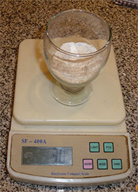 crepe de harina integral