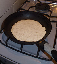 crepe de harina integral