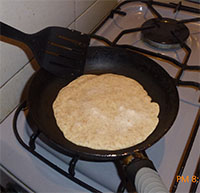 crepe de harina integral