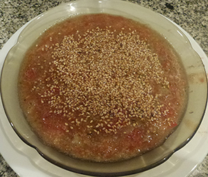 tostadas con naranja y chocolateamargo